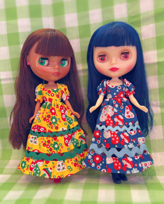 Love You So Mush Yellow Ric-Rac Maxi Dress