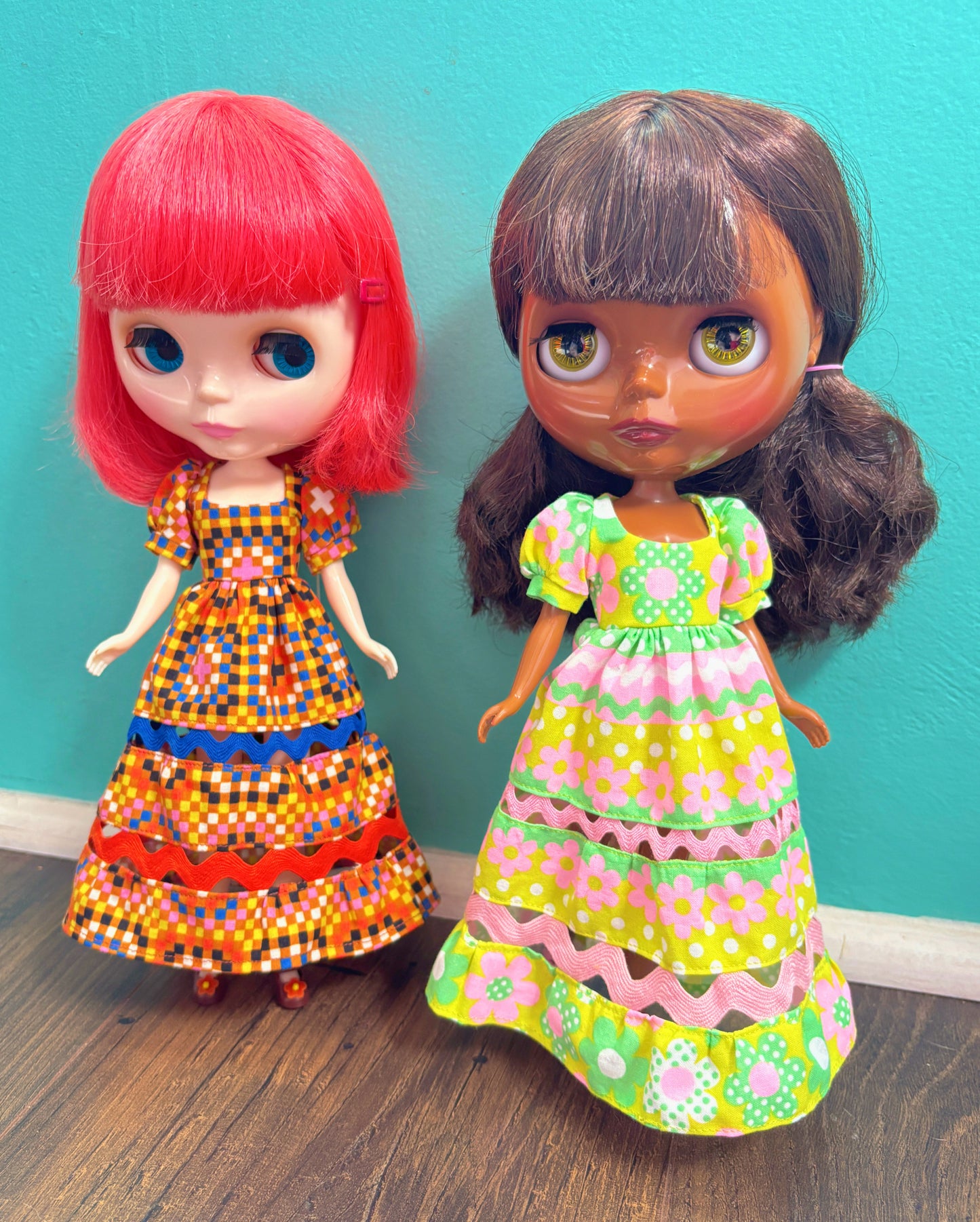 Daisies A Plenty Ric-Rac Maxi Dress