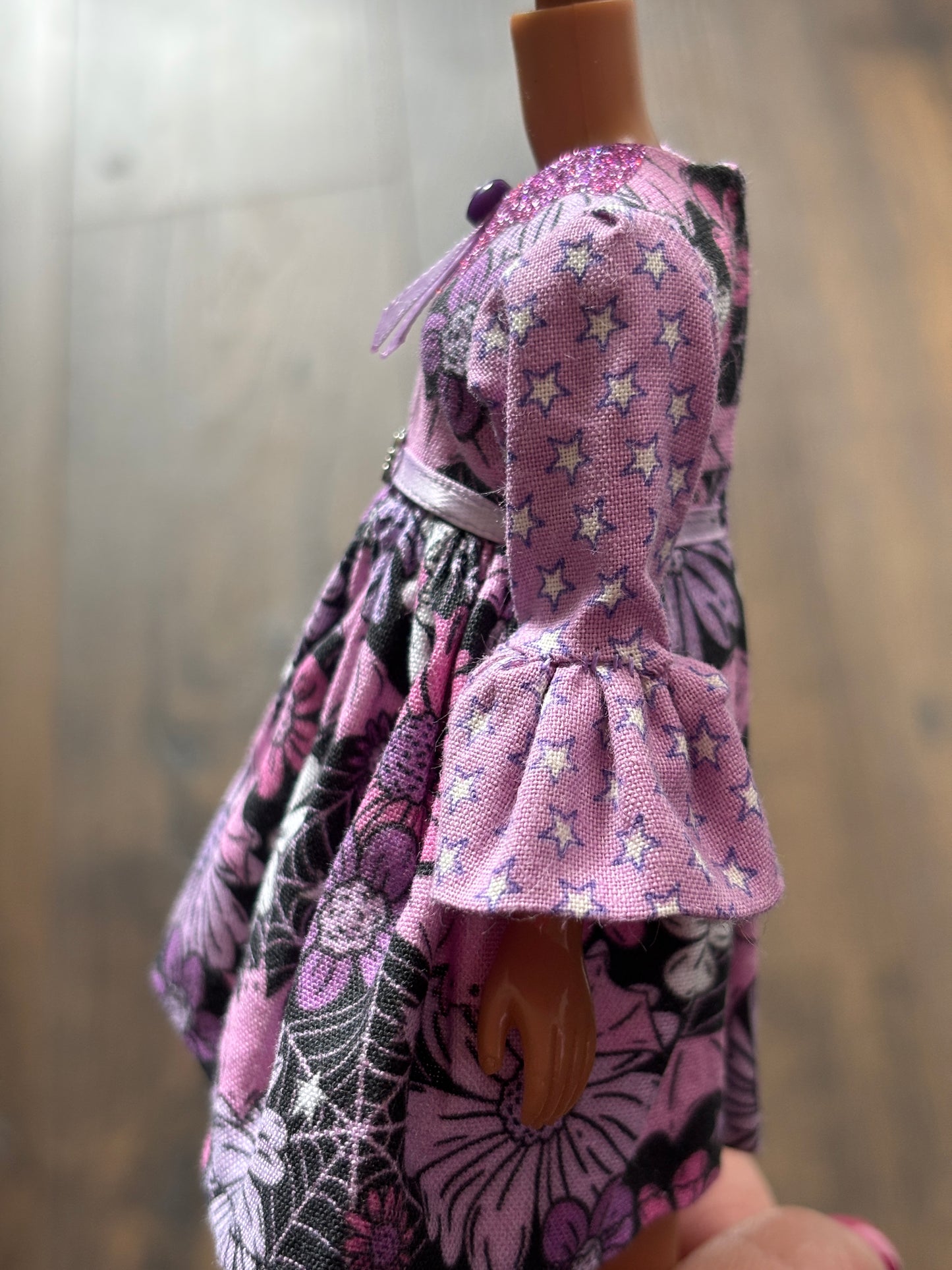 SAMPLE SALE Bats in the Belfry Ruffle Sleeve Dress