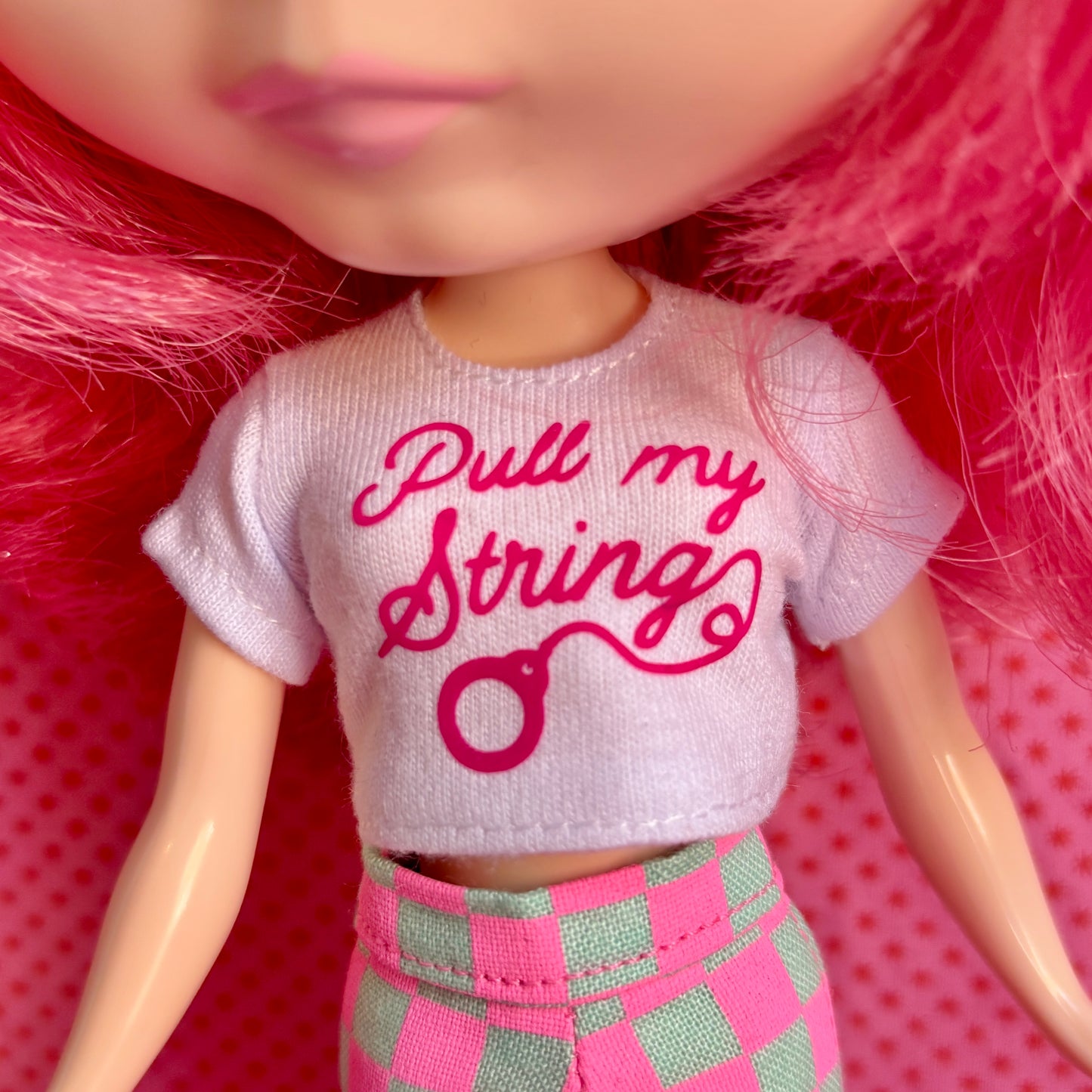 Pull My String Crop Tee for Blythe
