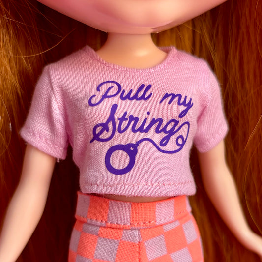 Pull My String Crop Tee for Blythe