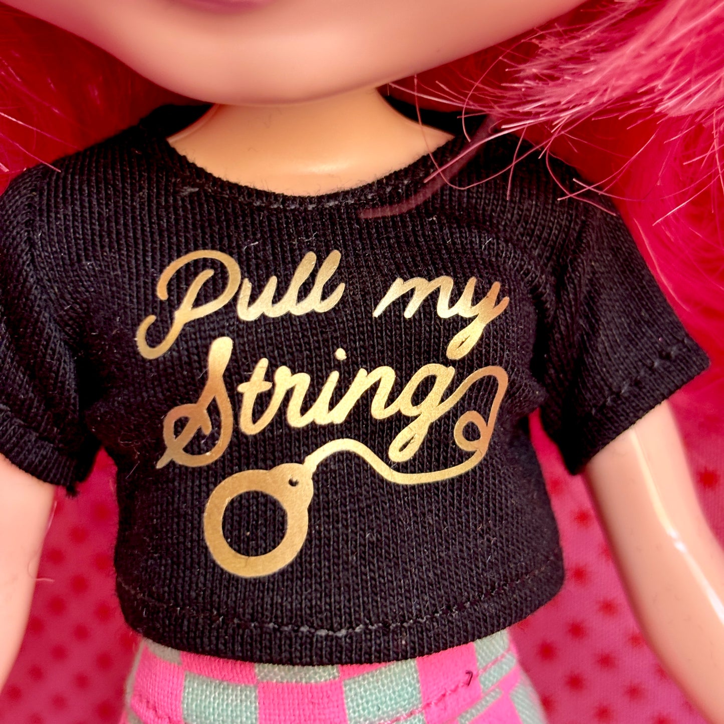 Pull My String Crop Tee for Blythe