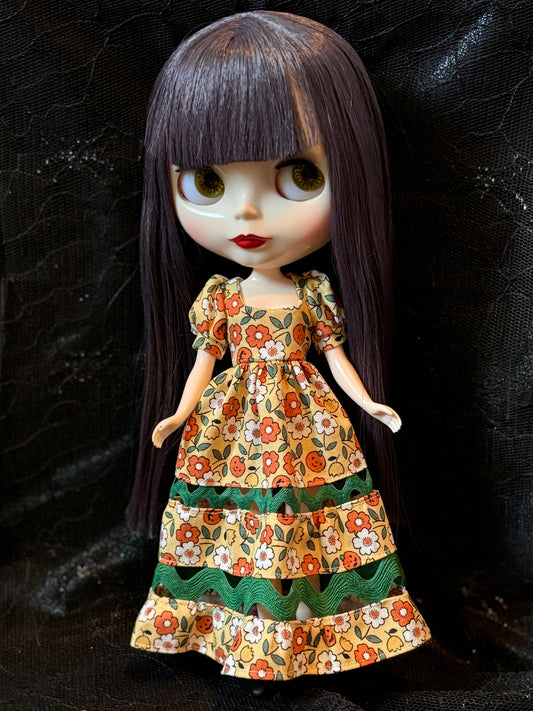 Lil' Pumpkin Ric-Rac Maxi Dress