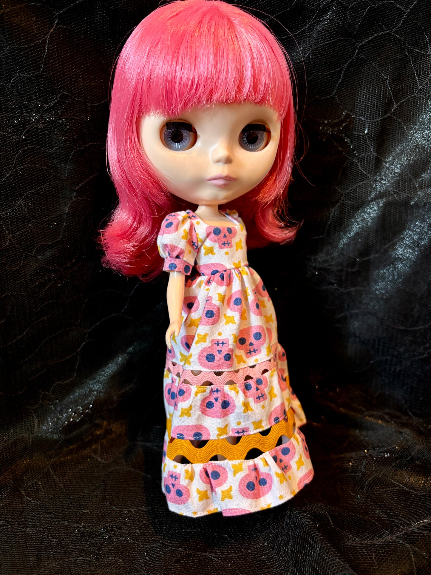 Fiesta de Calavera Ric-Rac Maxi Dress