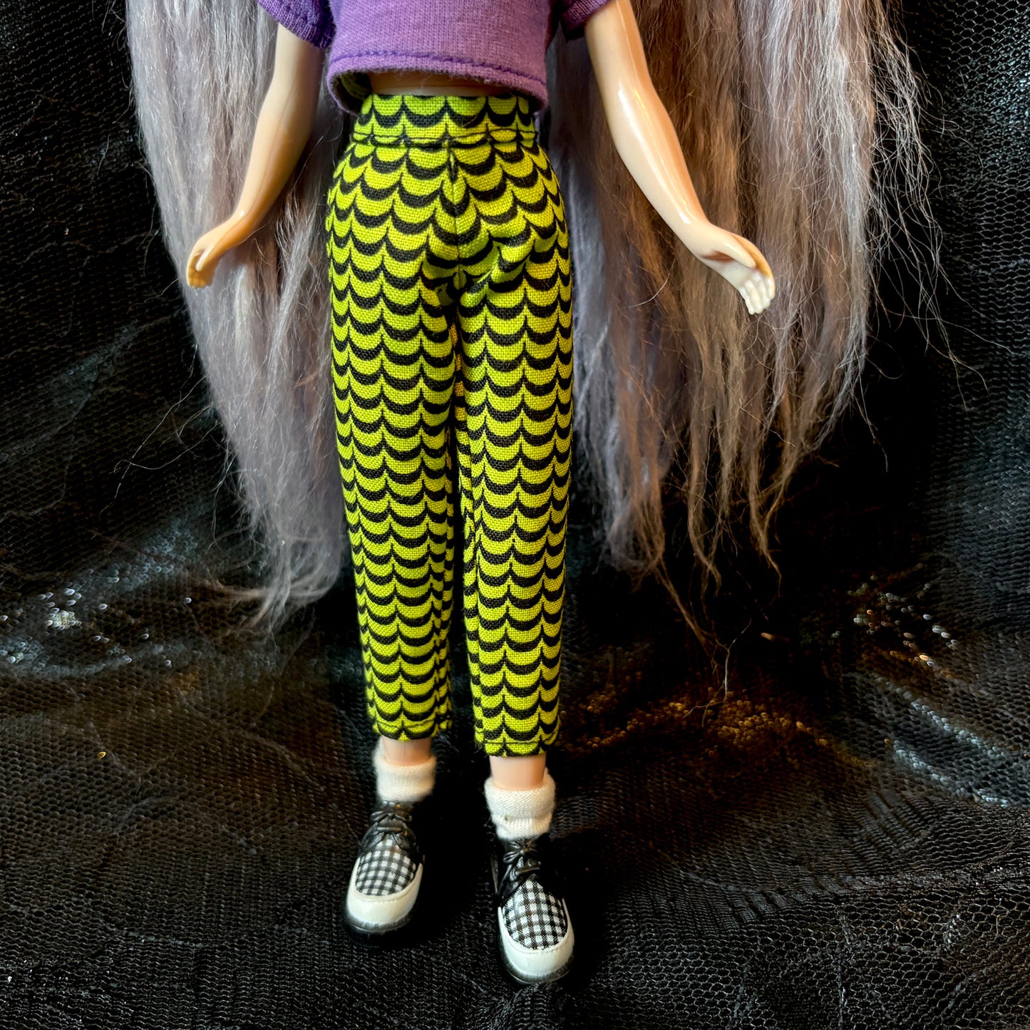 Spooky Spirit Green Beatnik Baby Pants