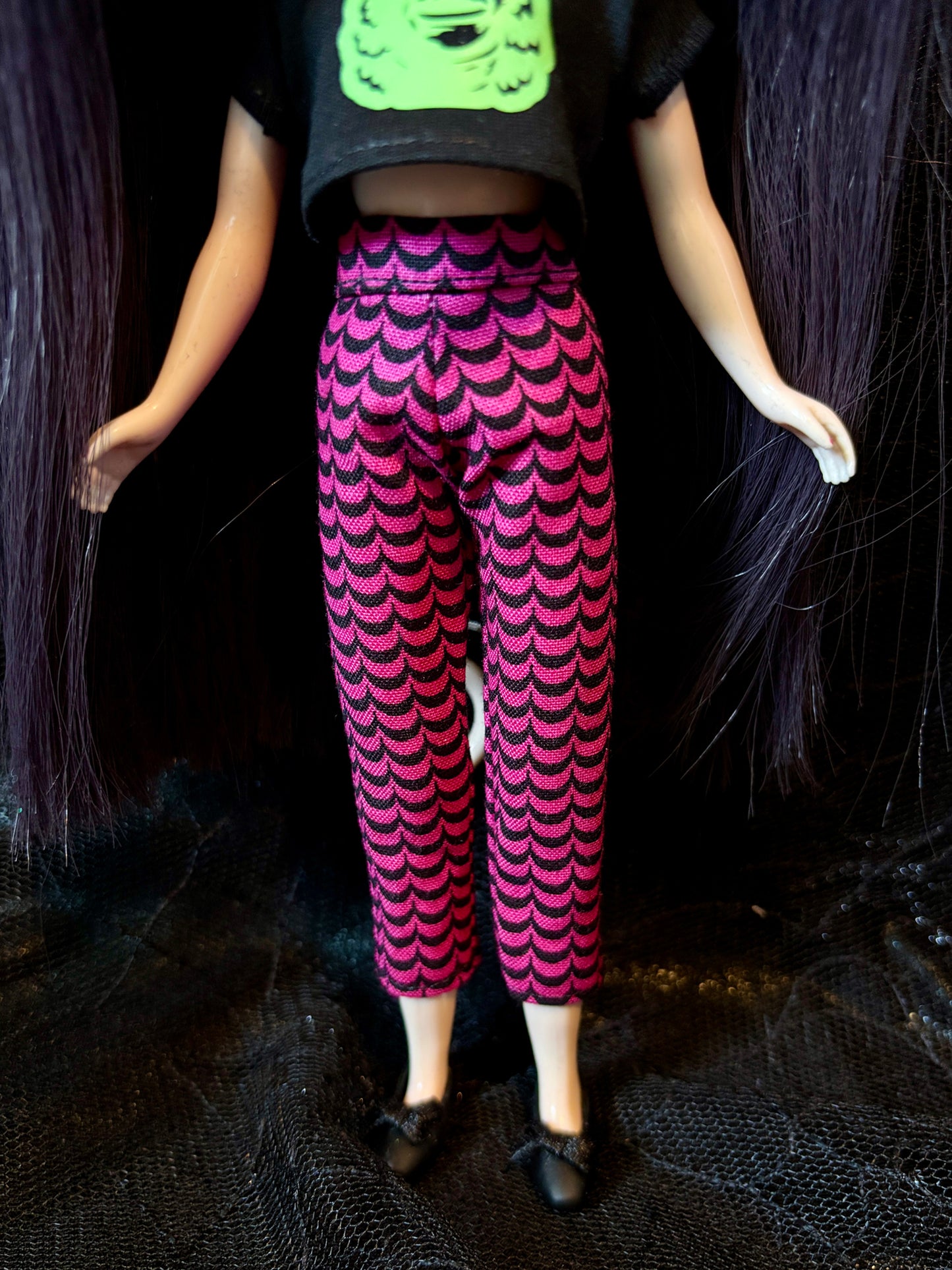 Spooky Spirit Purple Beatnik Baby Pants