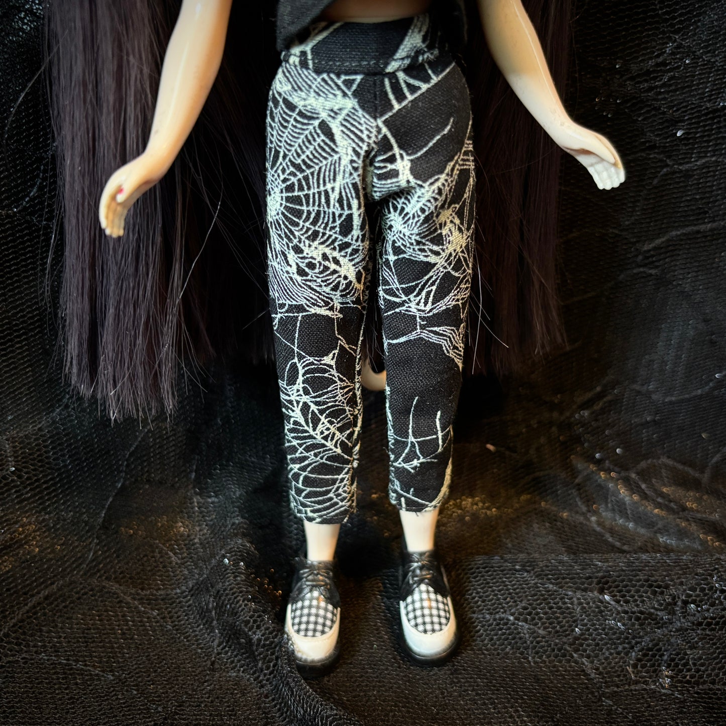 Spiderweb Glow in the Dark Beatnik Baby Pants