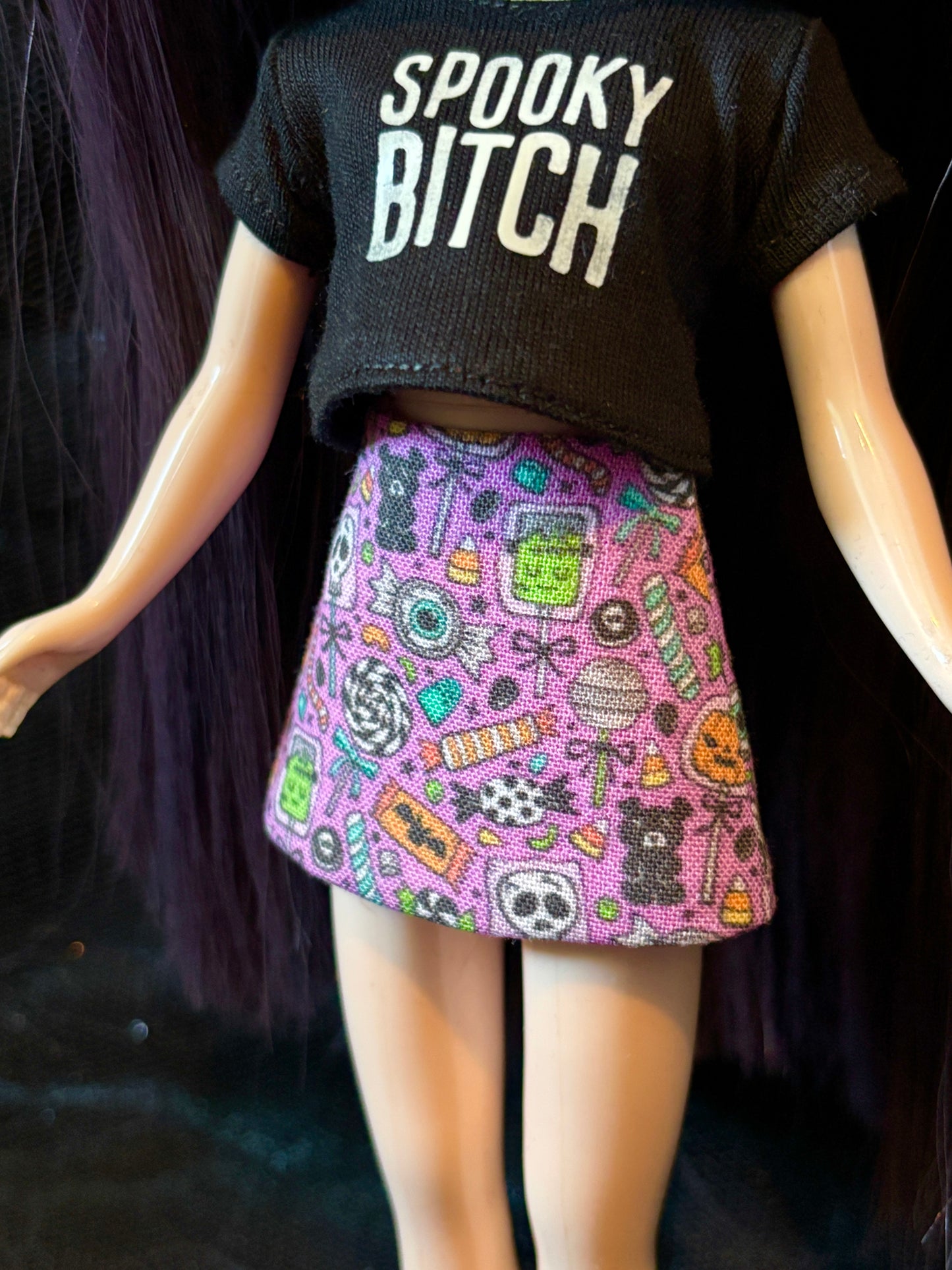 Tricks n' Treats Mod Mini Skirt