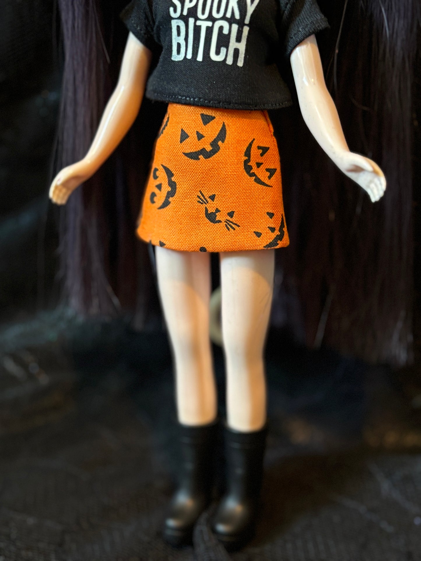 Cutie O' Lanterns Mod Mini Skirt