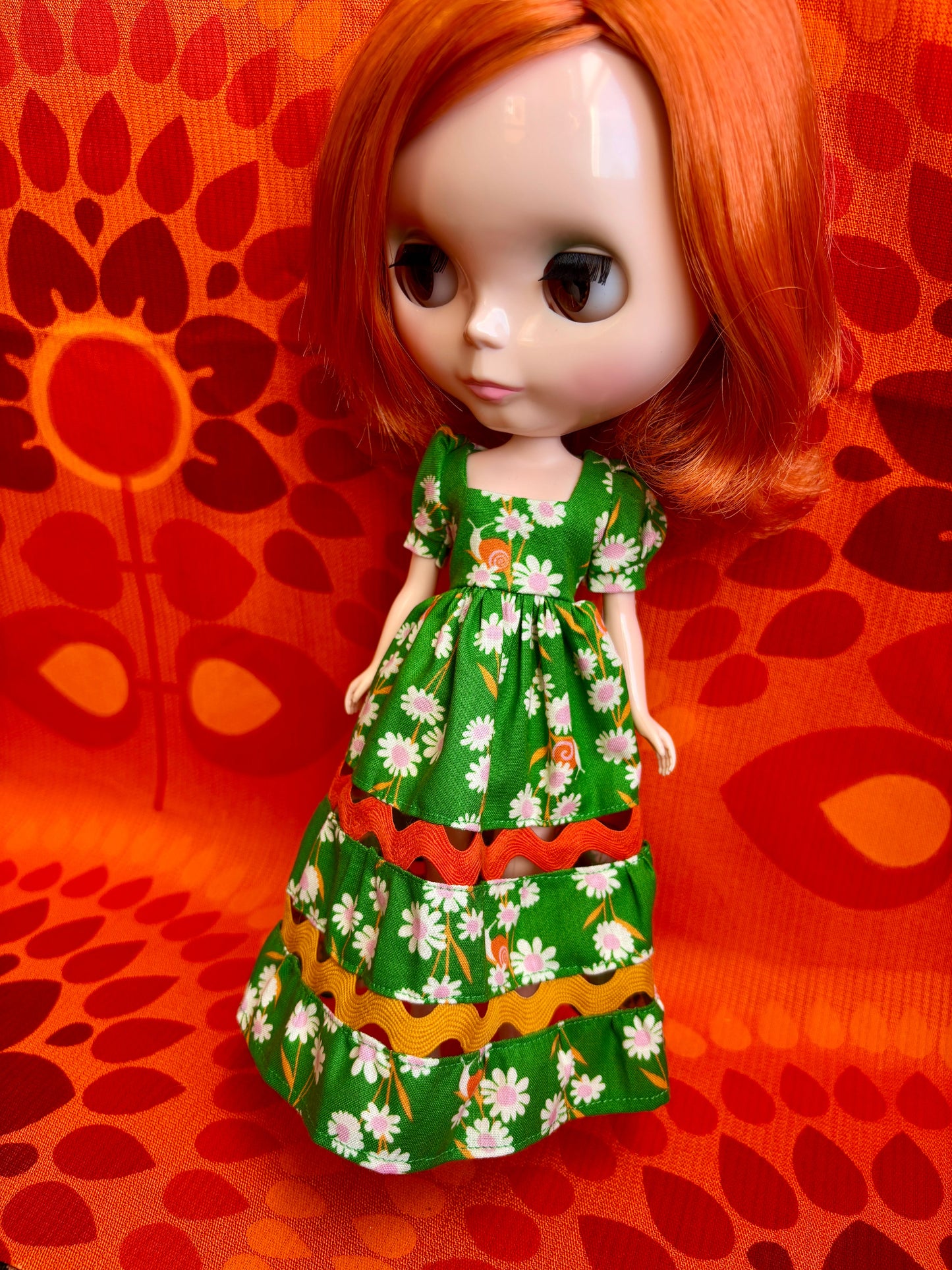 Garden Greens Ric-Rac Maxi Dress