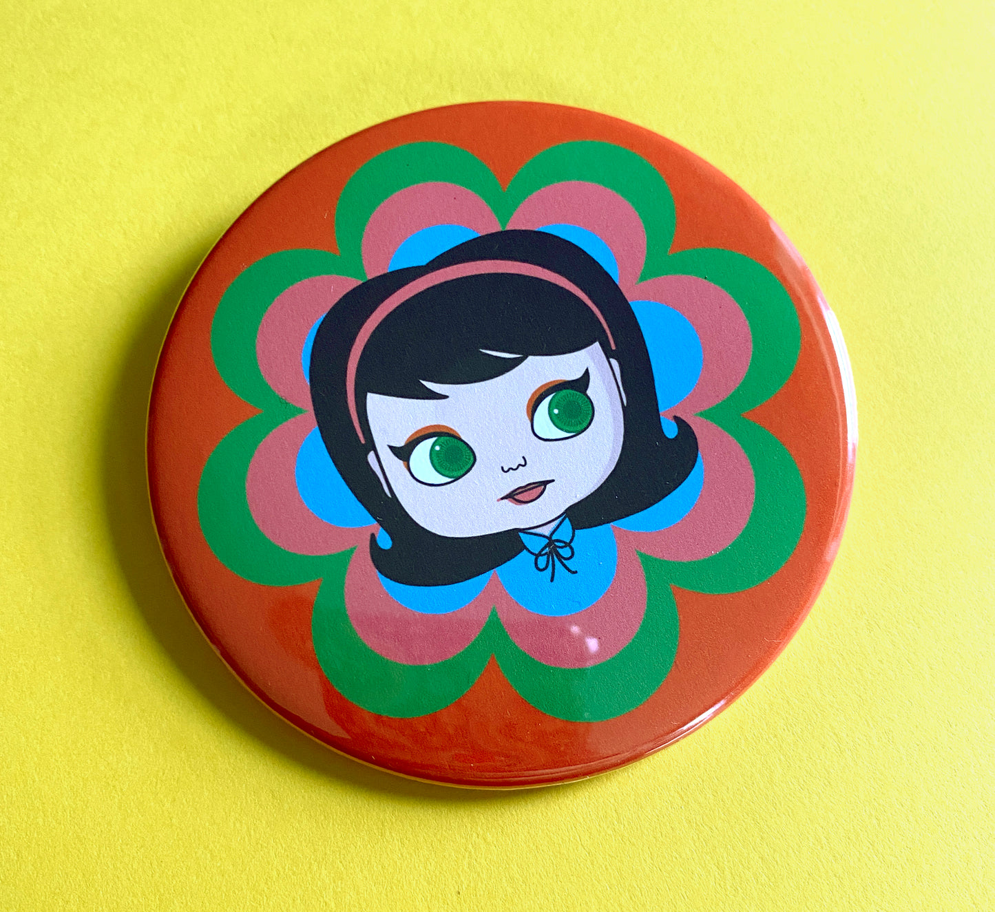 Bloomin' Goldie XL 3" Button or Magnet