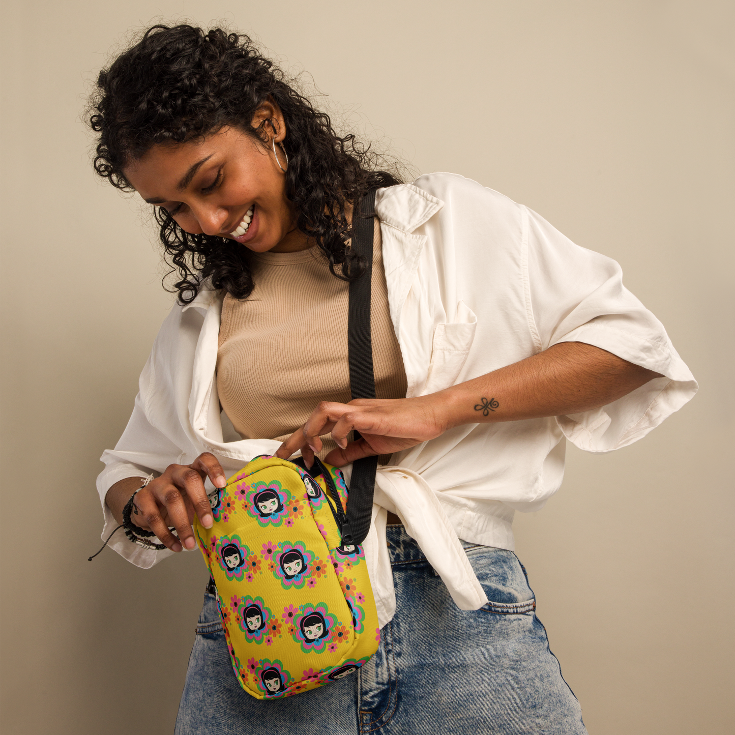 Golden Bloomin' Goldie Crossbody Bag