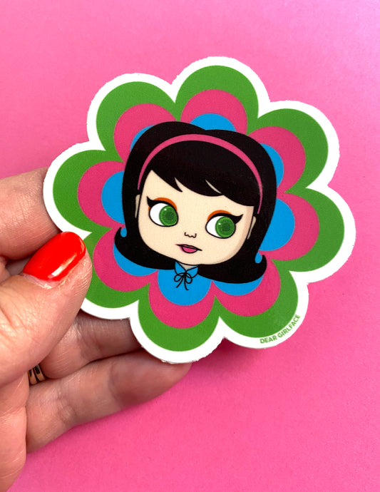 Classic Bloomin' Goldie Vinyl Sticker