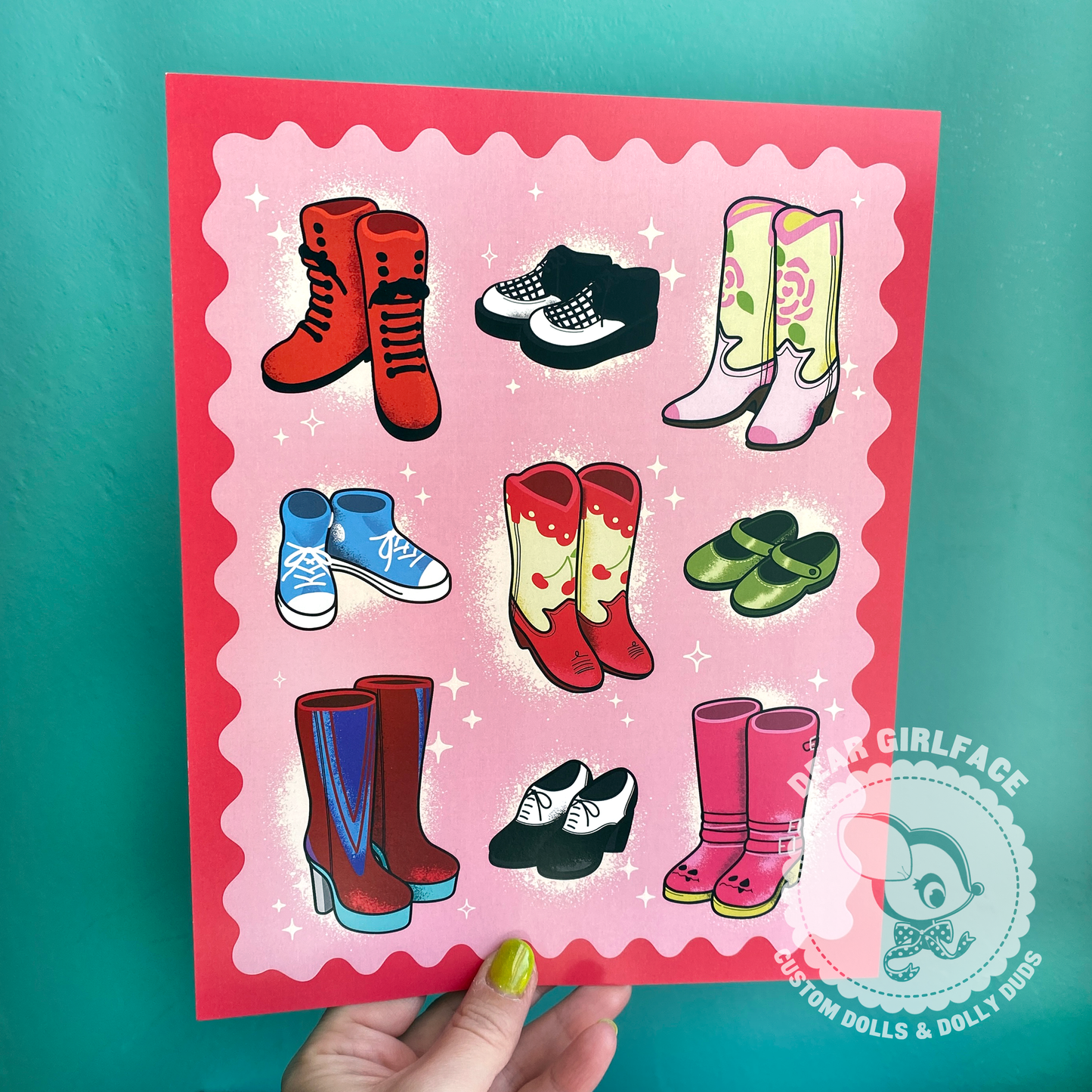 A Doll Can Never Have Too Many Shoes / Blythe Inspired 8x10 Art Print