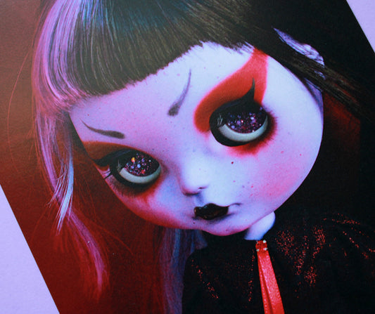 Bub the Purple Devil / 5x7 Blythe Doll Art Print