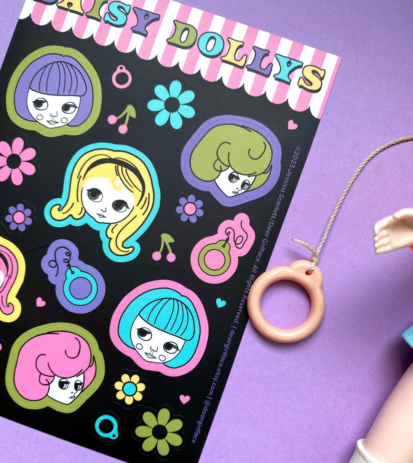 Daisy Dollys Sticker Sheet