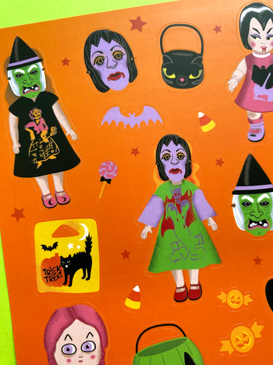 Happy Dolloween Sticker Sheet