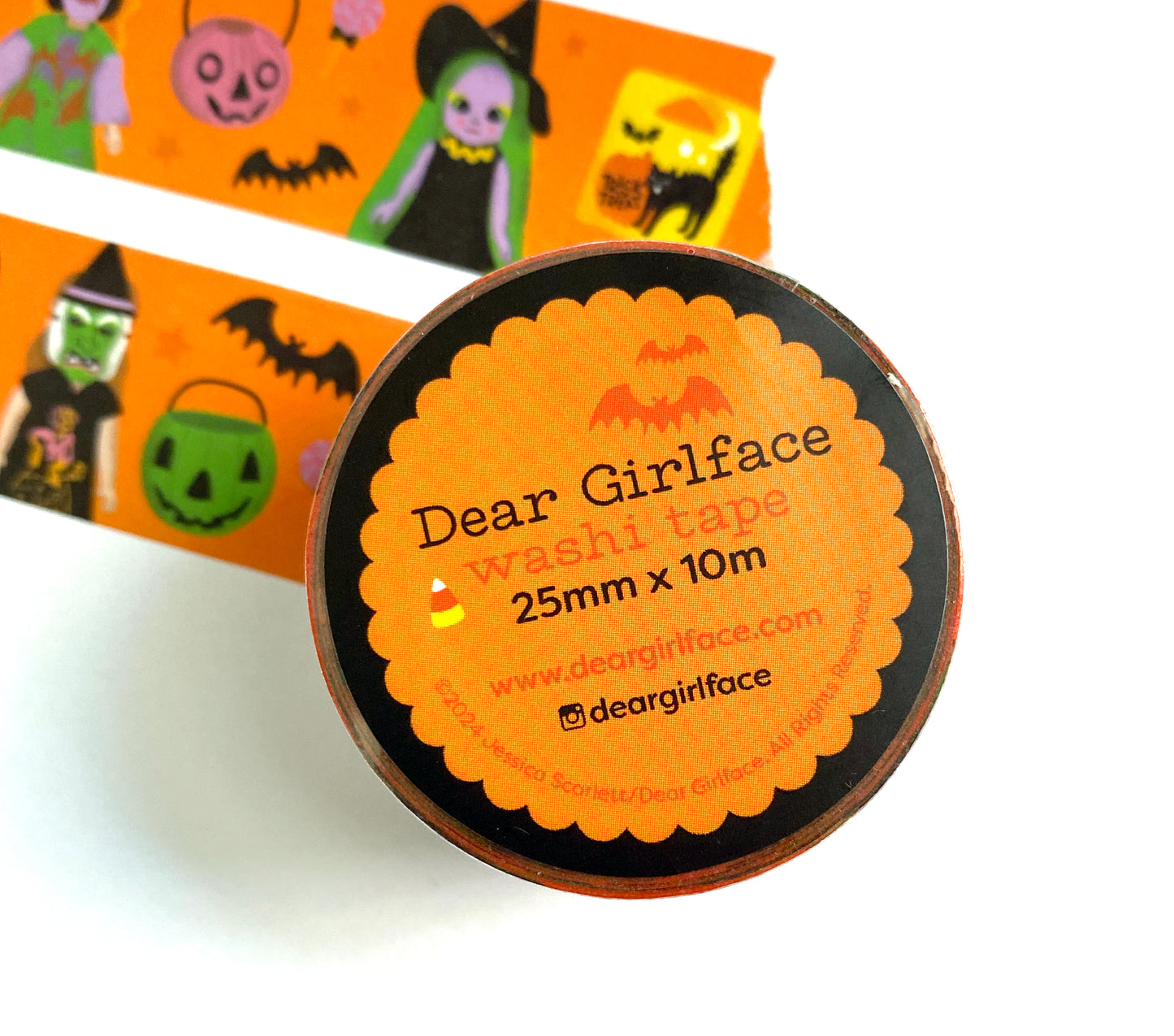 Happy Dolloween Wide Washi Tape