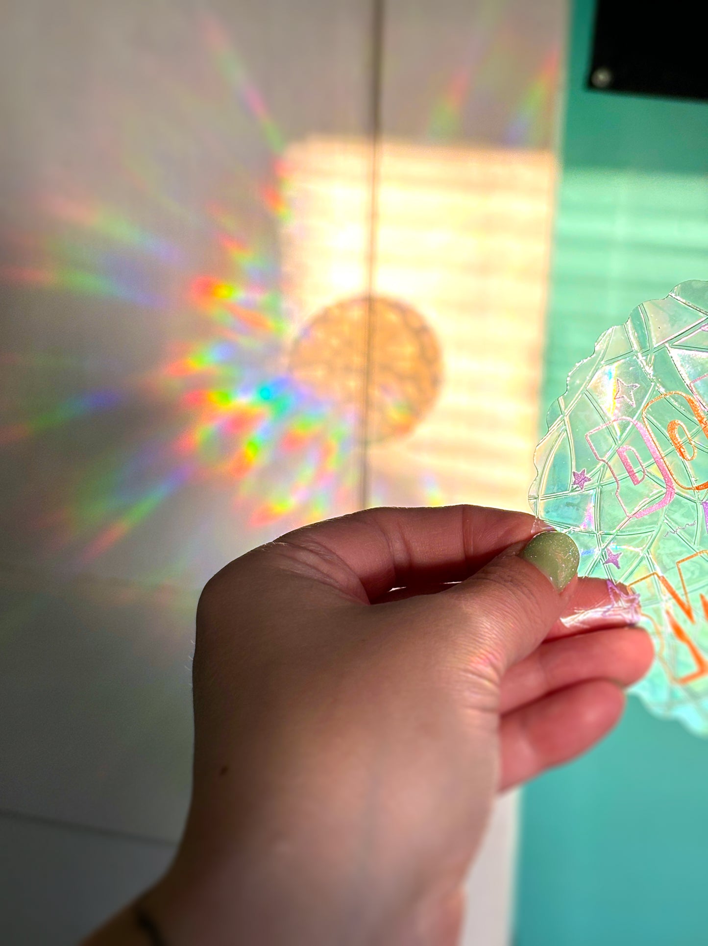Dolls Are Magic Rainbow Suncatcher Decal