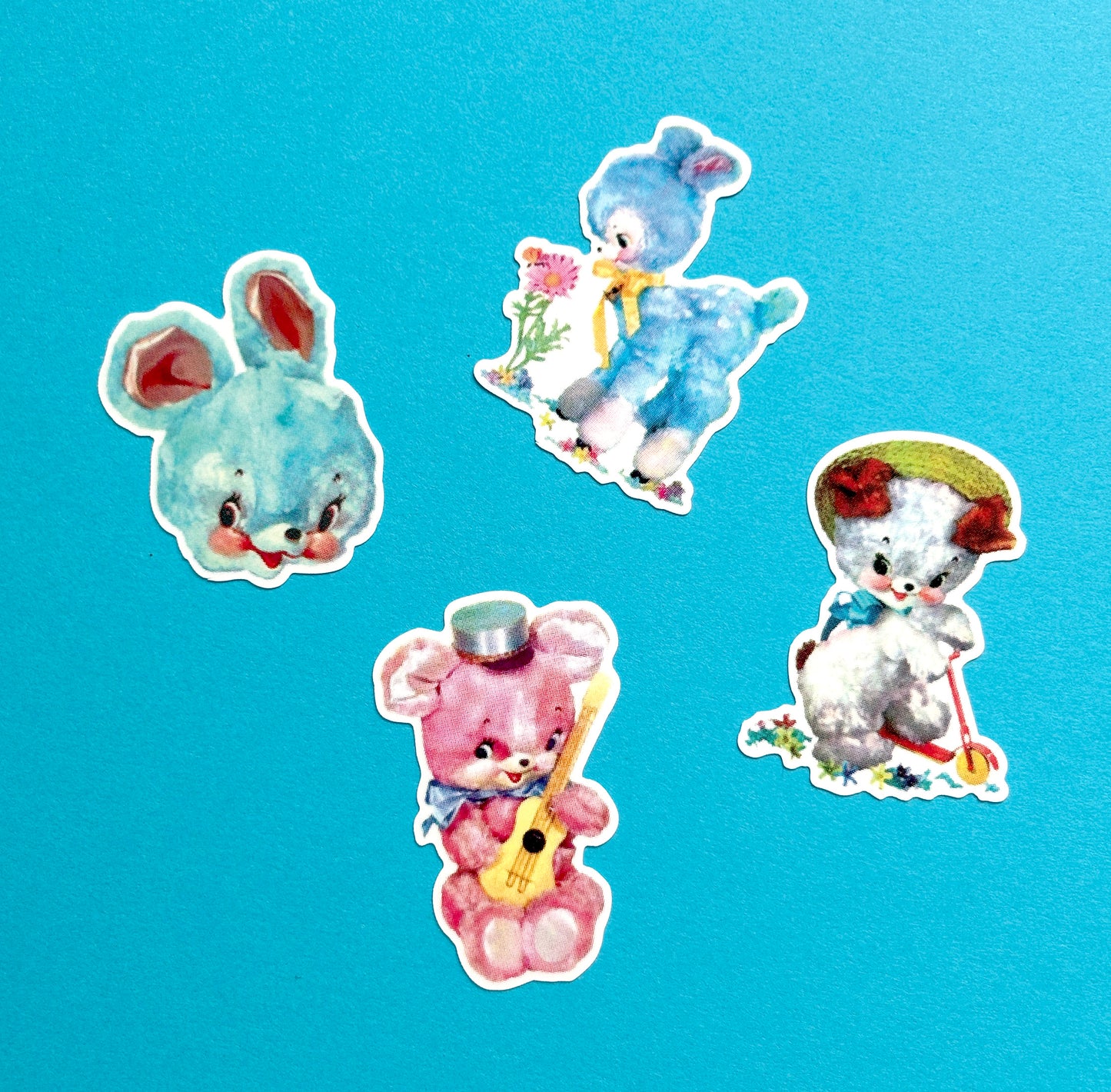 Fuzzy Friends Sticker Sheet