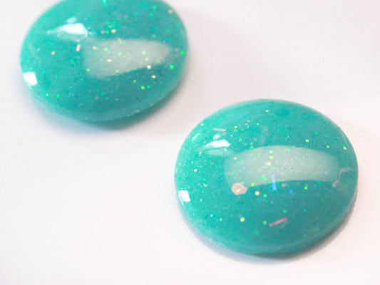 Mermaid Waves / Glitter Resin Blythe Eye Chips