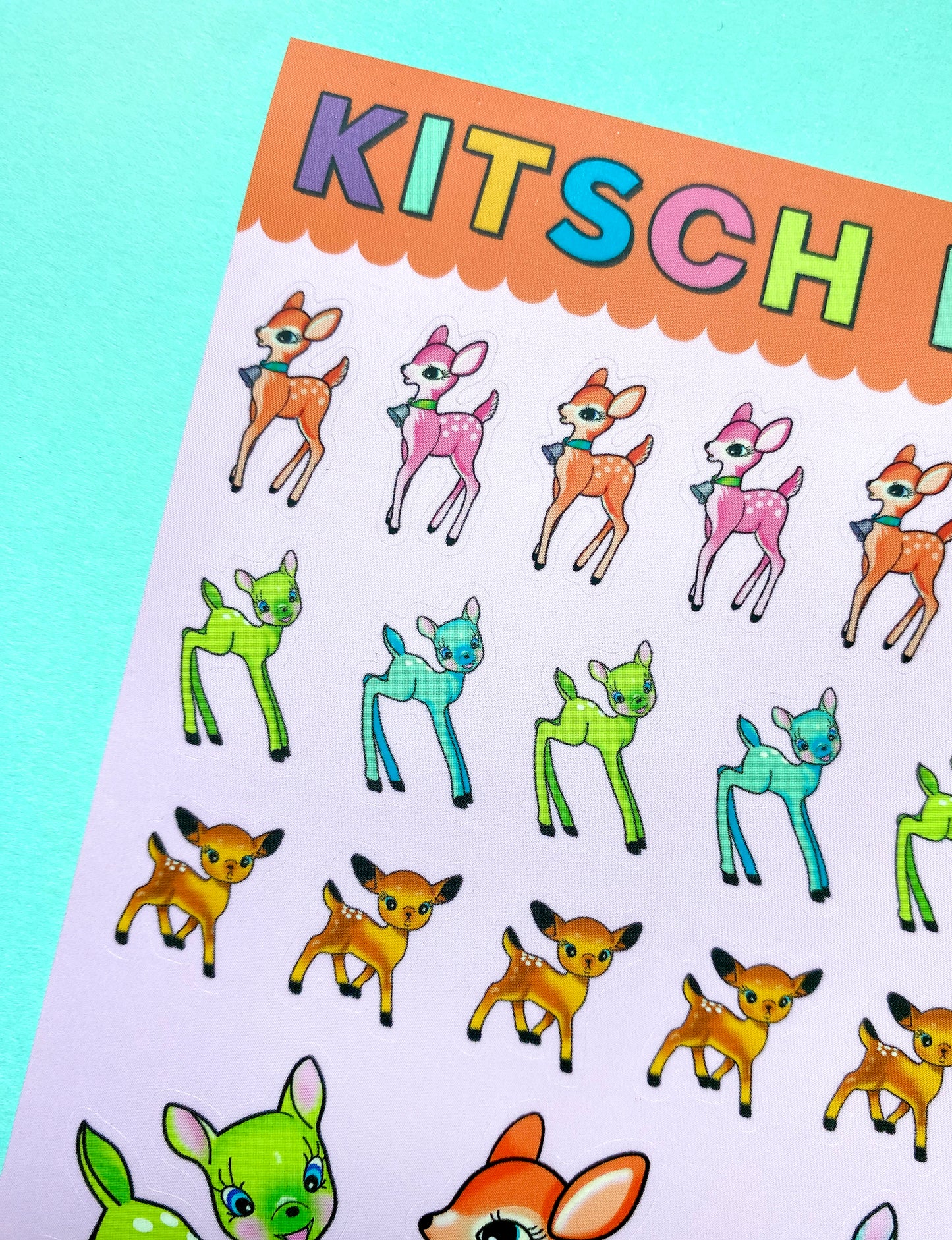 Kitsch Deer Sticker Sheet