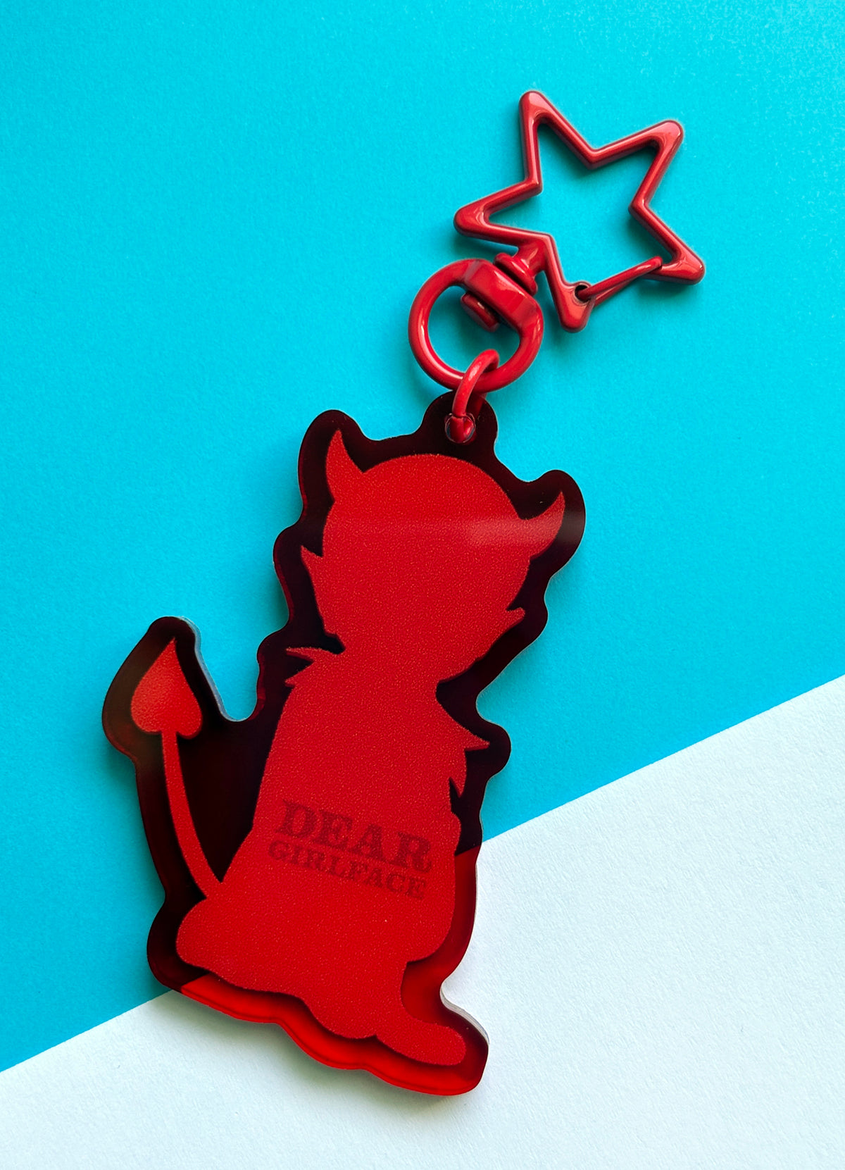 Lil' Devil Acrylic Bag Charm