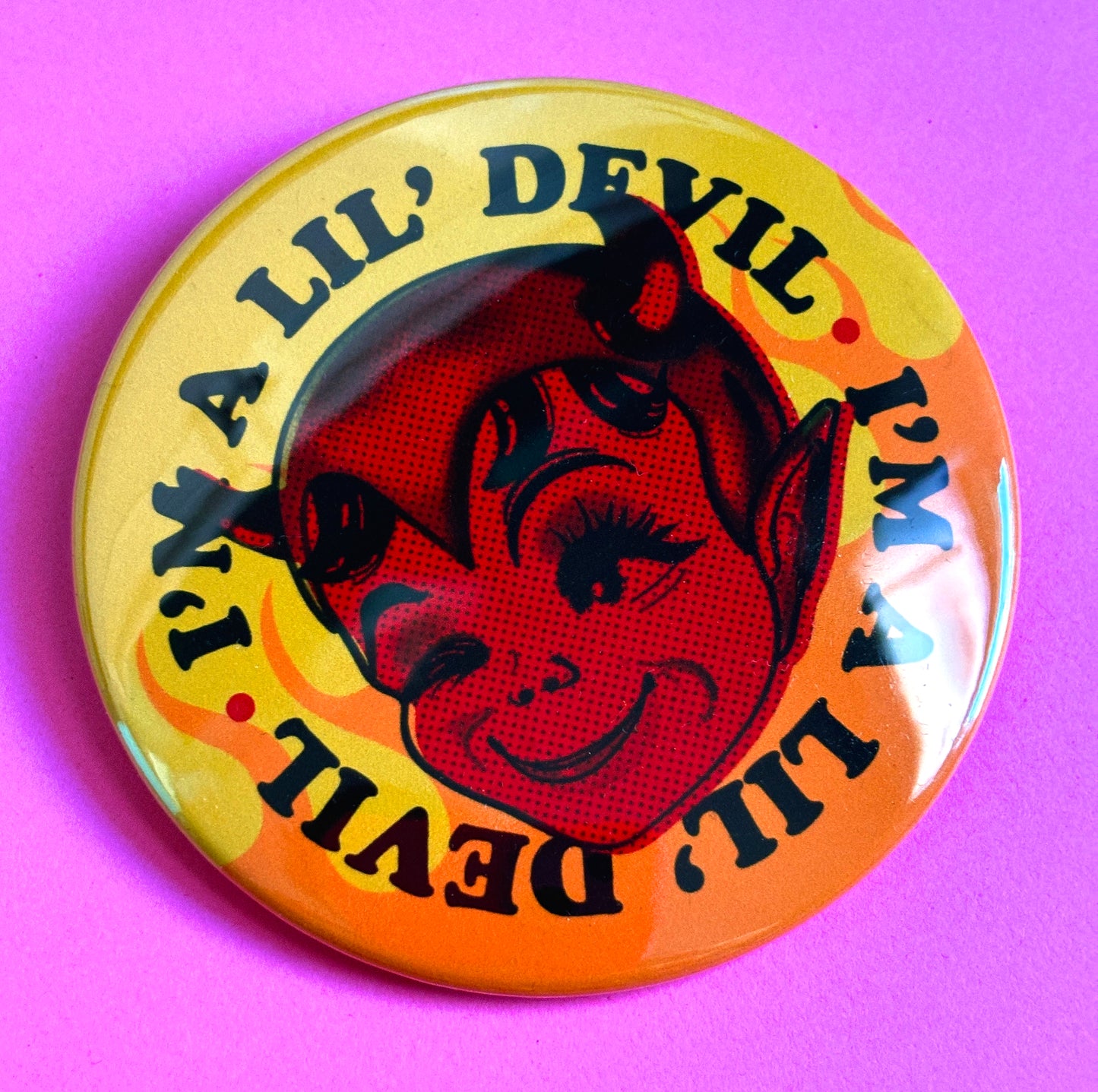 I'm A Lil' Devil XL 3" Button or Magnet