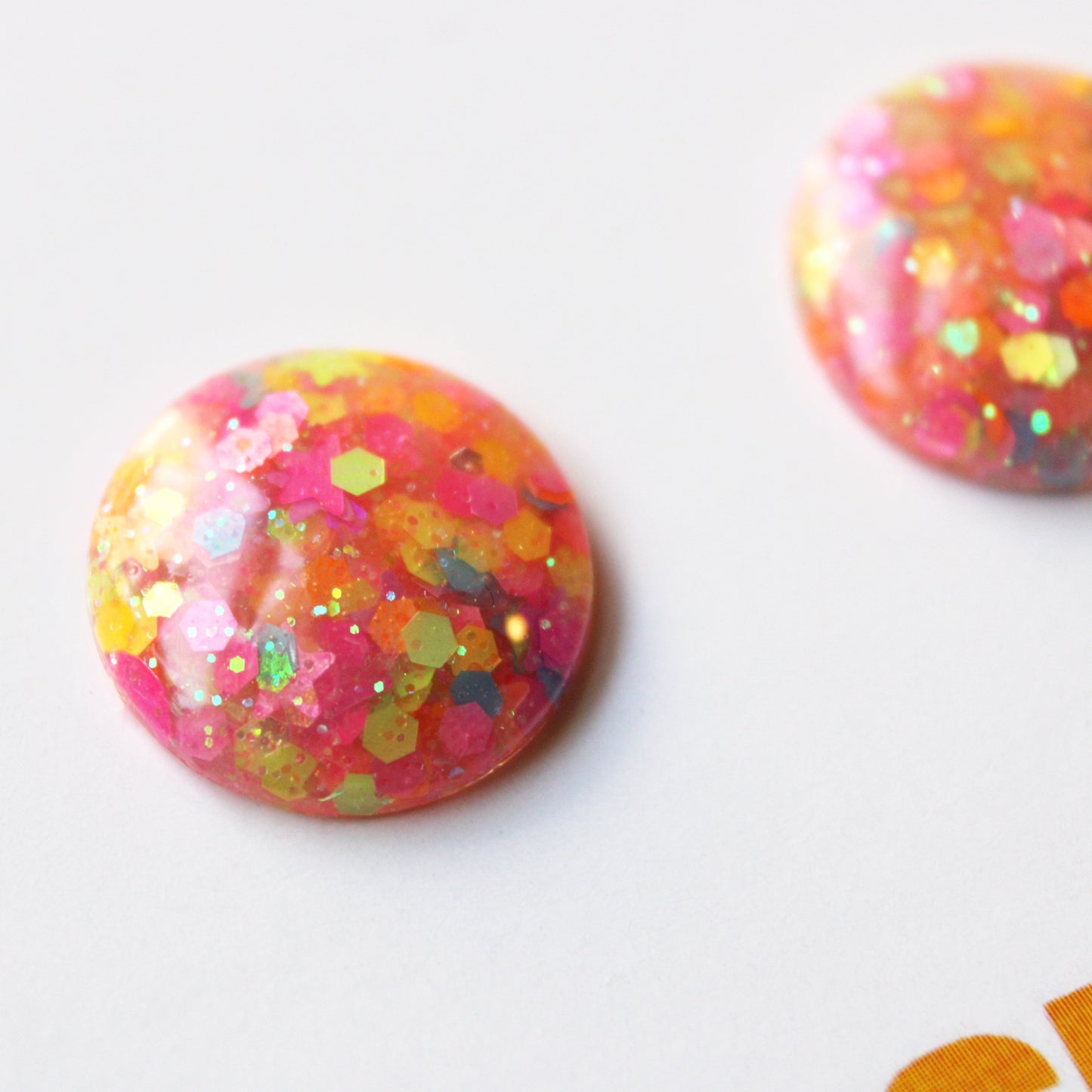 Neon Piñata Party / Glitter Resin Blythe Eye Chips