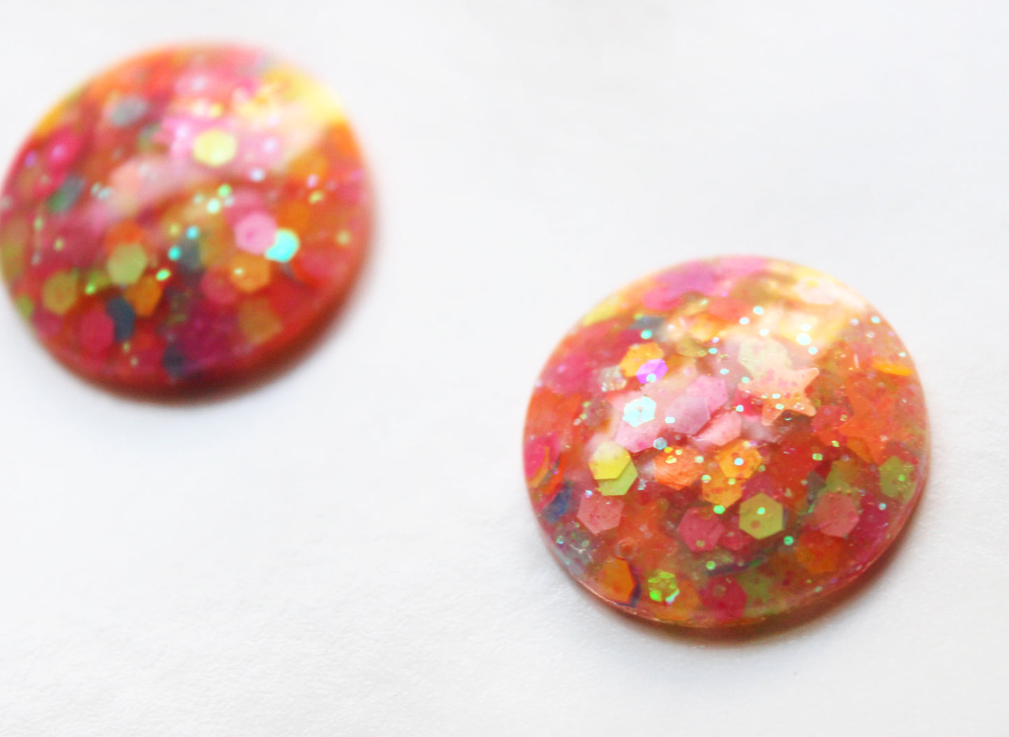 Neon Piñata Party / Glitter Resin Blythe Eye Chips
