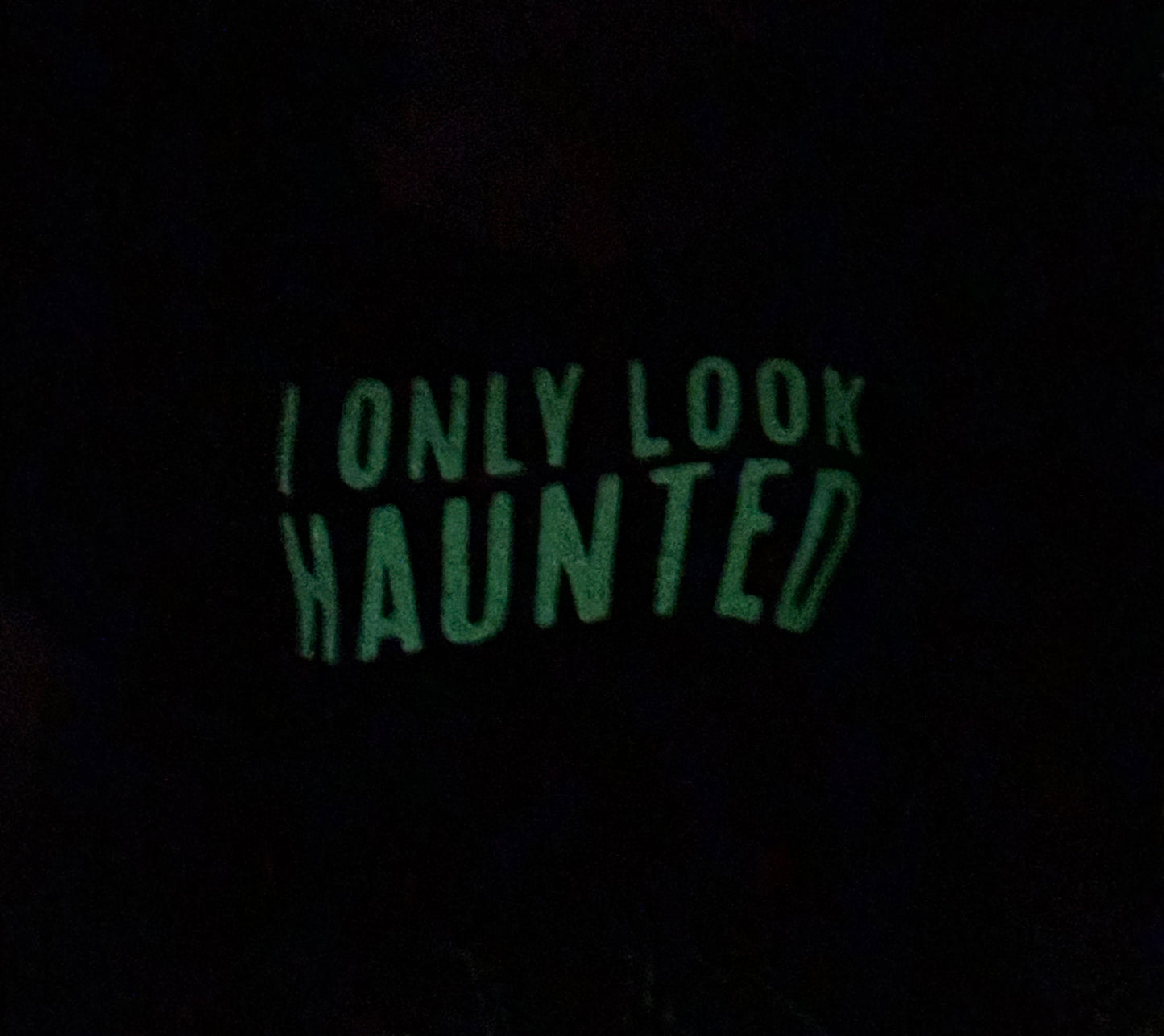 I Only Look Haunted Glow Crop Tee for Blythe