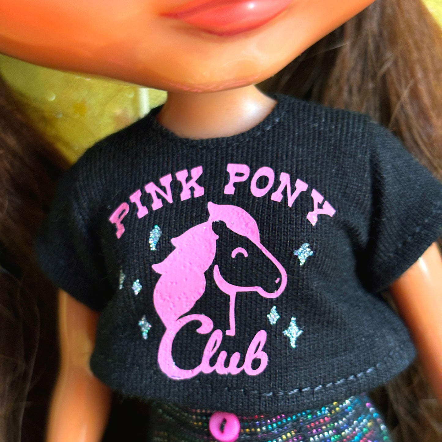 Pink Pony Club Chappell Roan Crop Tee for Blythe
