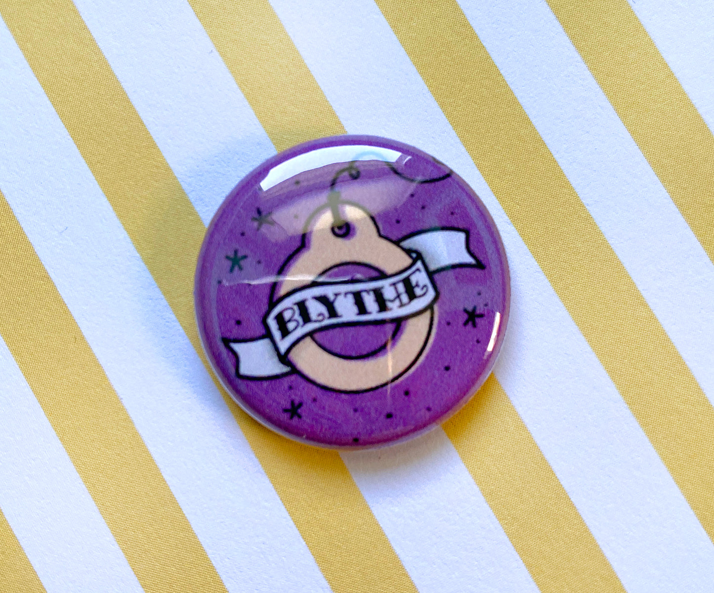 Pull Ring Tattoo 1" Pin