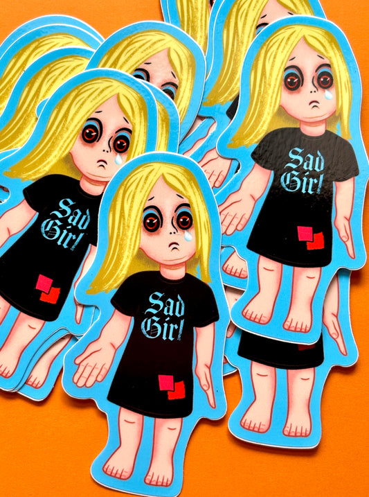 The OG Sad Girl Vinyl Sticker