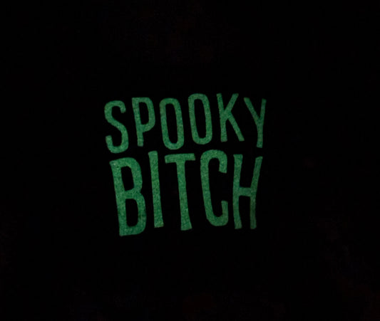 Spooky Bitch Glow Crop Tee for Blythe