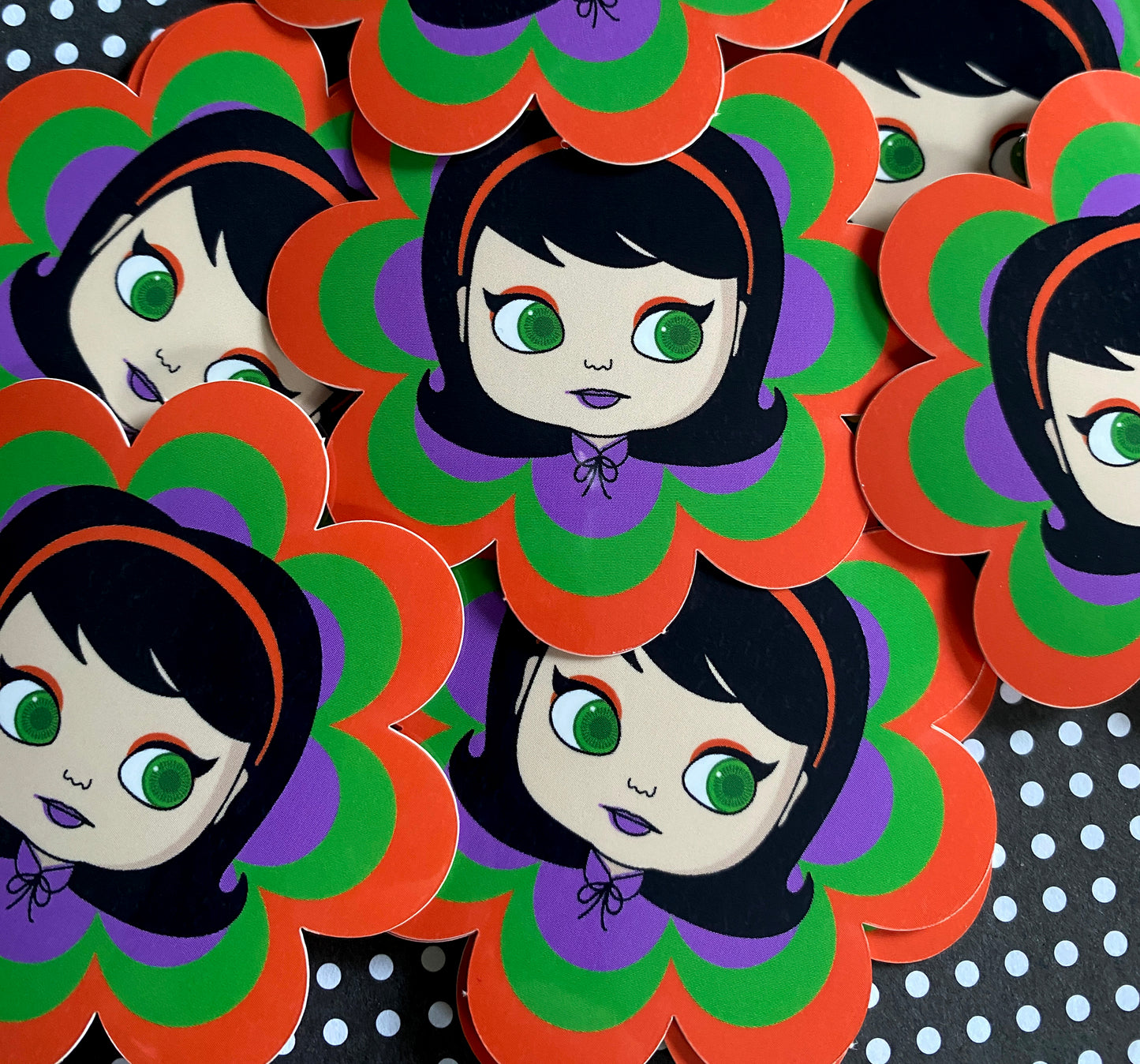 Spooky Edition Bloomin' Goldie Vinyl Sticker