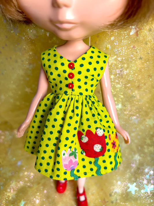 Tiptoe Through The Tulips Dress for Blythe