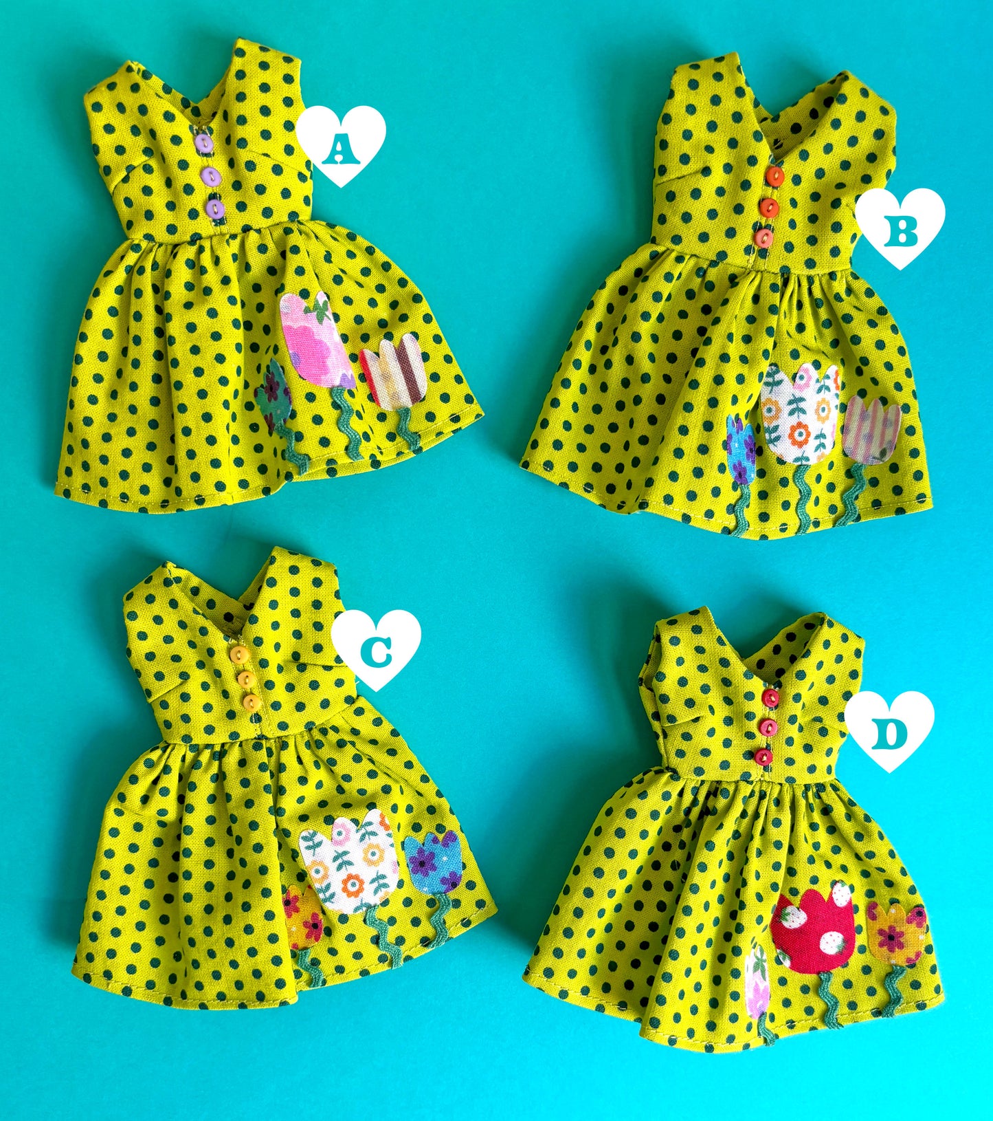 Tiptoe Through The Tulips Dress for Blythe