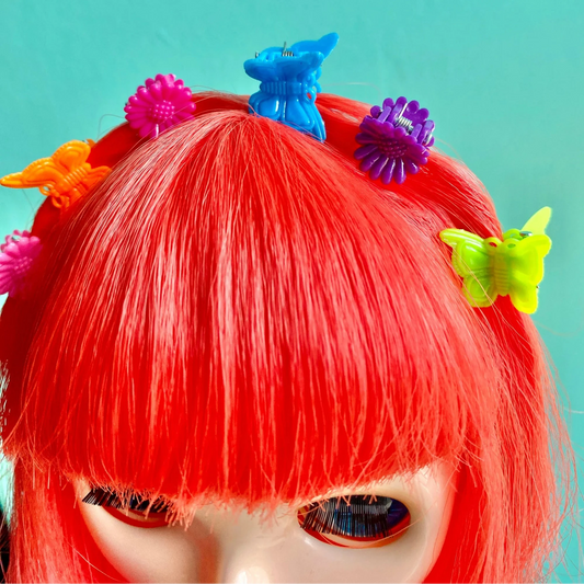 Blythe Essential Y2K Butterfly & Daisy Hair Clips / Set of 6