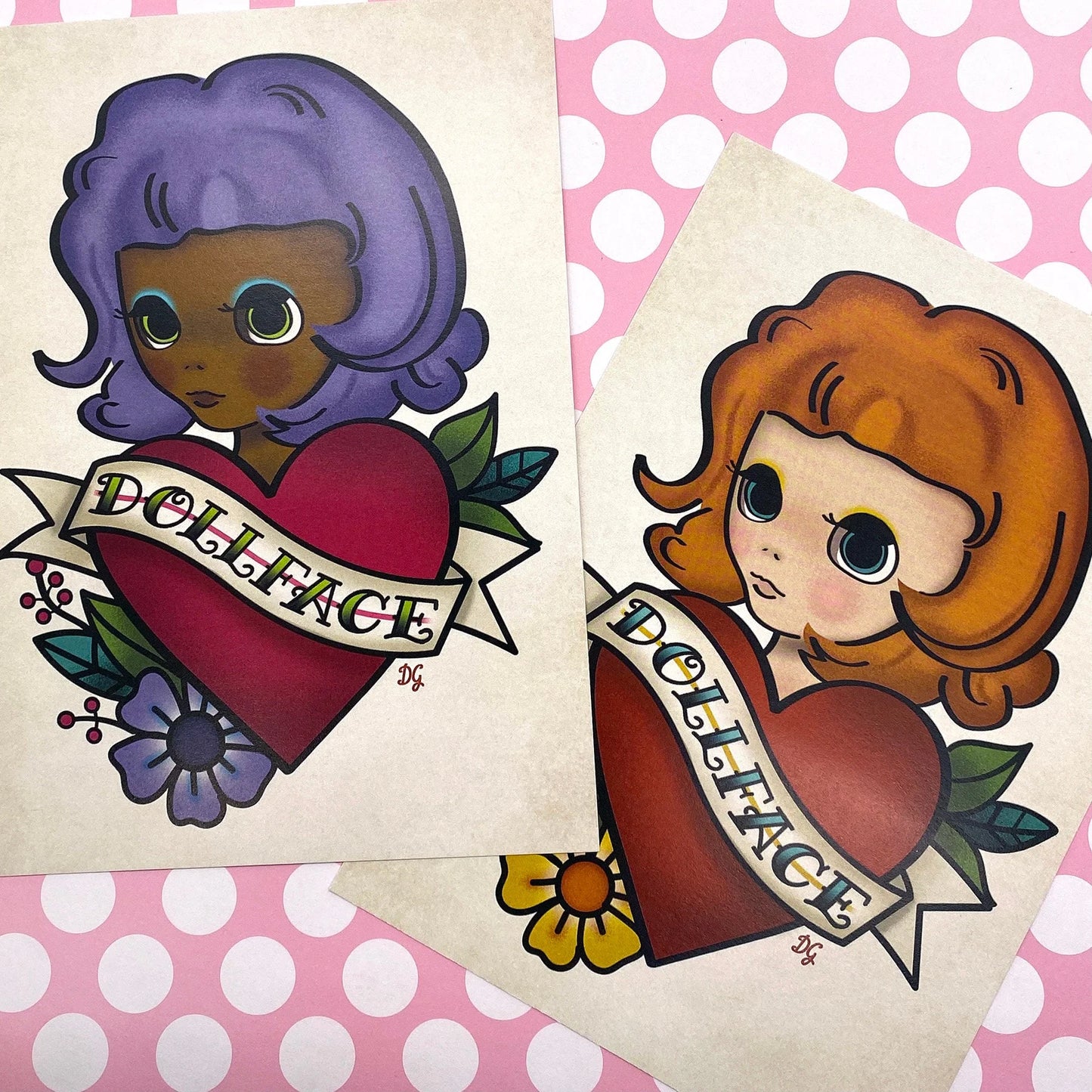 Dollface (Redhead) / 5x7 Art Print