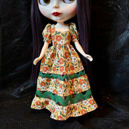 Lil' Pumpkin Ric-Rac Maxi Dress