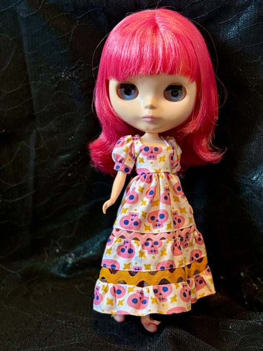 Fiesta de Calavera Ric-Rac Maxi Dress