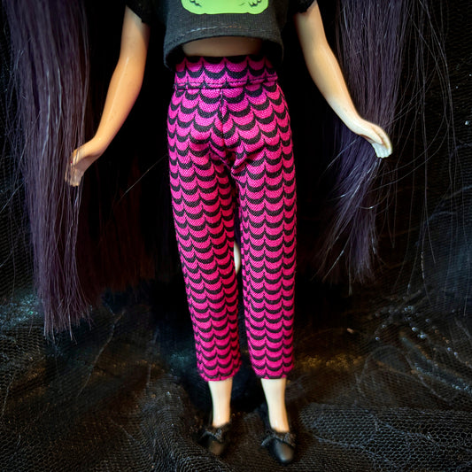 Spooky Spirit Purple Beatnik Baby Pants