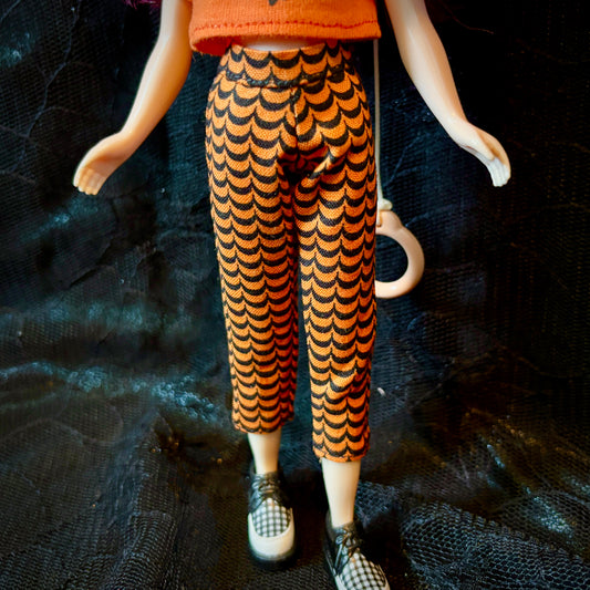 Spooky Spirit Orange Beatnik Baby Pants