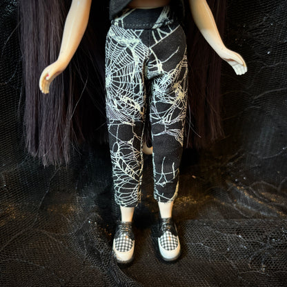 Spiderweb Glow in the Dark Beatnik Baby Pants