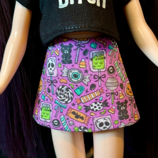 Tricks n' Treats Mod Mini Skirt
