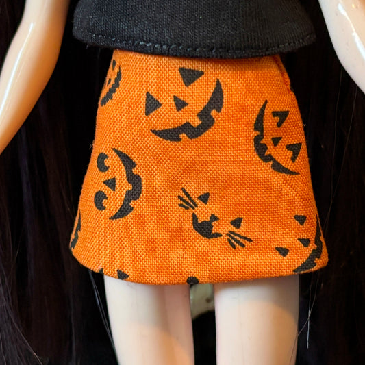 Cutie O' Lanterns Mod Mini Skirt