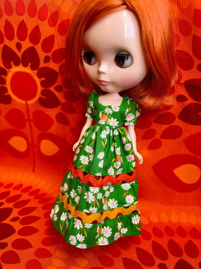 Garden Greens Ric-Rac Maxi Dress