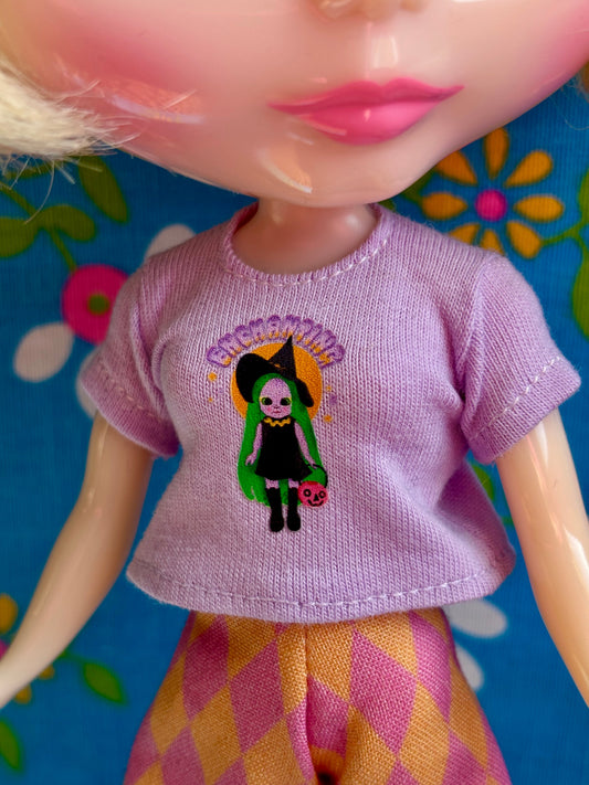 Enchanting Witch Crop Tee for Blythe