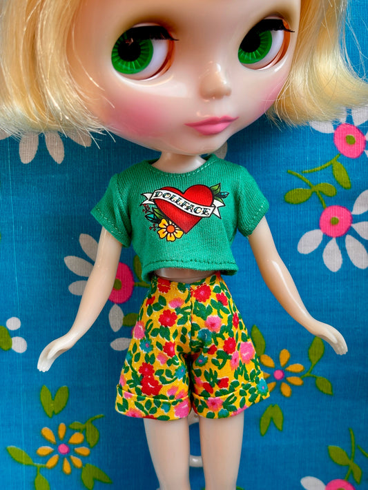 How Does Your Garden Grow Cuffed Cutie Shorts